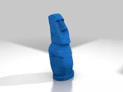 Moai Low poly