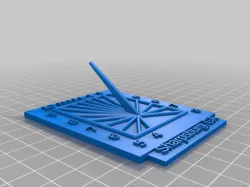 My Customized Square Sunclock - Northern Hemisphere - Fixed Customizer