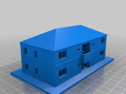 n scale appartment building