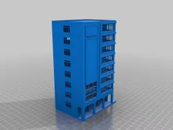 n scale tall building
