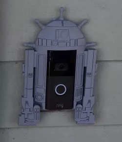 Nautical R2D2 Ring Doorcam Ornament