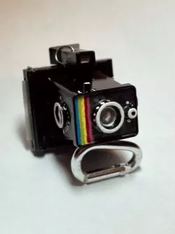 Polaroid Camera Photo Holder | Ornament Keychain