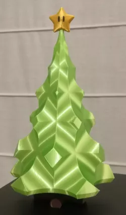Power Star Topper for Printed Christmas Tree