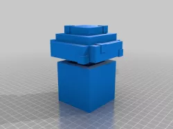 Red mushroom in pot from minecraft