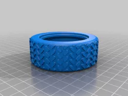 Rim and Tires for 1/10 RC Car 
