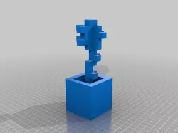 rose in a pot (minecraft)