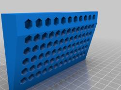 3D Printable Screw / Small parts sorting tray - stackable by Jacob