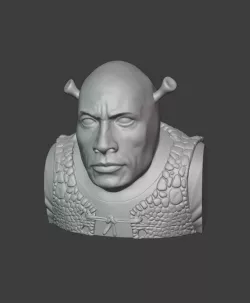 Shrock (Shrek + The Rock Mashup)
