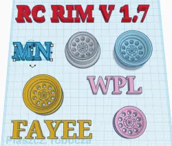 SiJat RC RIM MN90 WPL FAYEE V 1.7 