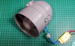 Turbine fan HDD motor