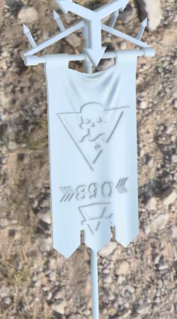 Warhammer Water Cartel Banner from Darktide