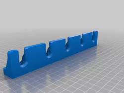 Wide Five Slot Air Tool Holder For Milton 760 V Style