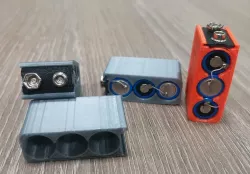 3xCR14250 to 6F22 battery