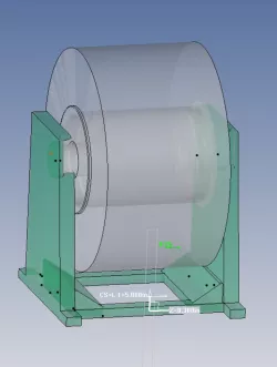 4x7 Label Roll Holder