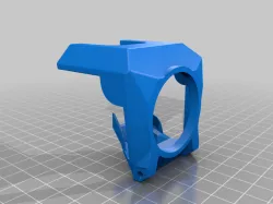 Air duct for aliexpress CR-10 linear rail mount plate