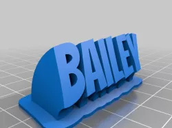 Bailey Sweeping name plate