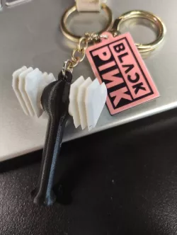 Blackpink lightstick keychain