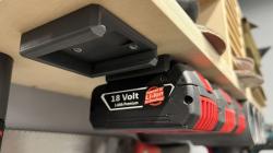 STL file Bosch Professional 18V Battery Wall Holder ProCore and