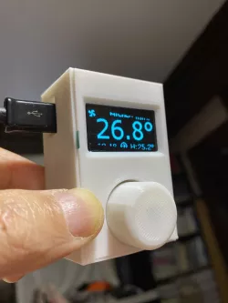 Box for Home Assistant and ESPHome Digital OLED Thermostat v3