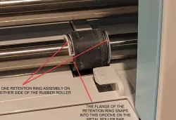 Cricut Maker Rubber Roller Retention Ring