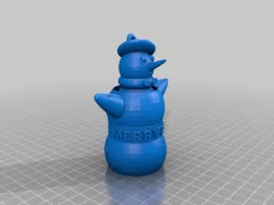 Dancing snowman ornament 