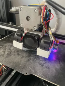 Ender dual 4020 fans with Special plate