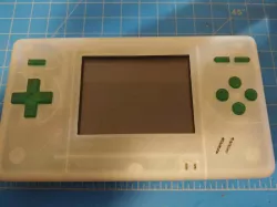 Gameboy Macro XL Flat 4 Button Face Plate