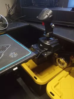 HOTAS/HOSAS Swivel Mount for desk with open corners