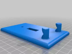 Light Switch Cover w/ Key Hooks
