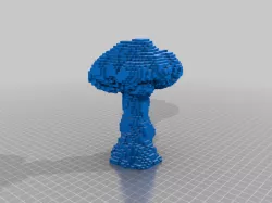 Minecraft Mushroom Cloud Made with AI
