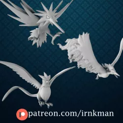Moltres / Zapdos / Articuno (Pokemon 35mm True Scale Series)