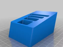 My Customized Slanted TV Remote Holder - Small Remotes