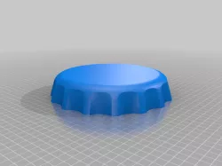 Nuka Cola Cap 2 Colors Separated