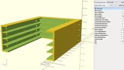 Parametric Multiple SSD / Hard Drive Holding Bracket / Sled