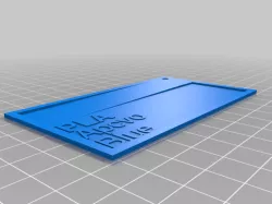 PLA Apcvo Blue