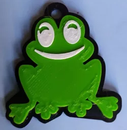 Porte clef grenouille -  Frog key ring
