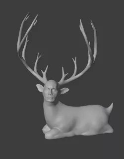 Rockdeer (The Rock + Reindeer) - No Supports