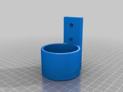 Soapflaker wall mount with dust drawer