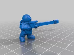 Space Dwarfs with railguns