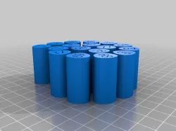 Spiral array of Constant Breath Solid Rollers