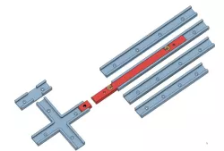 T-Track rail easy to print - no support