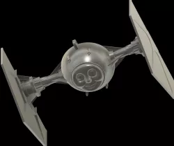 Thomas the Cursed Tie Fighter Ornament