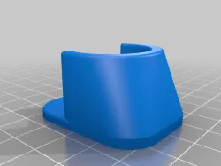 Wallmount bracket for coat hanger (25mm dia rod)