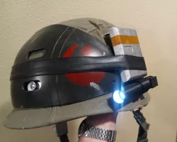 Working flashlight for Rogue One rebel helmet