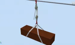 2-fold pulley simulation