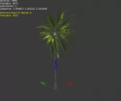 3D Palm Tree Low-poly  3D model