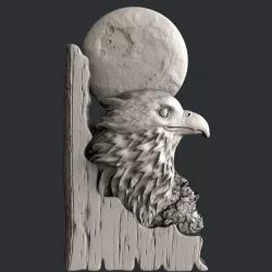3d STL models for CNC eagle 3D model