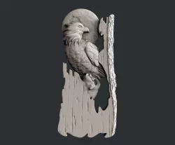 3d STL models for CNC eagle 3D model