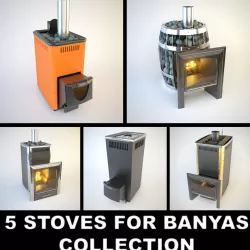 5 SiberStove Stoves for Banyas And Saunas 3D model