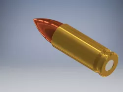 9mm Parabellum Bullet with Full Metal Jacket